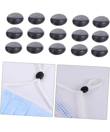 Minkissy 1500 STK Elastic Plastic Buckle - Round Cutting Buckle for Face Masks | Durable Plastic Rope Lock - 1x1cm 3PCs | International Shipping Available - Buy Online on GoSupps.com