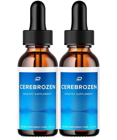Indelo Cerebrozen Tinnitus Ear Drops - Cerebrozen 24 Cerebrozen Liquid Drops Cerebrozen Reviews Cerebrozen Drops for Ear Relief (2 Pack - 120 ML)