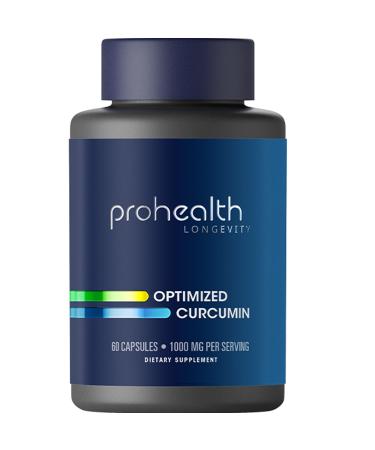ProHealth Turmeric Curcumin Supplement: 285 Times More Bioavailable - Developed by Neuroscientists. 1000 mg Concentrated Longvida Curcumin Extract Per Serving (60 X 500mg Capsules Per Bottle)