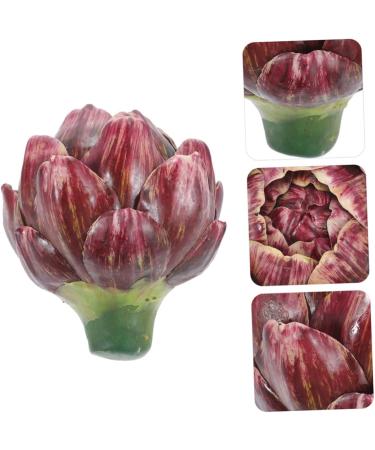 Amosfun Fake Vegetable household Rose wedding shop display artichoke vegetable props silk flower fake fake vegetables decorations wedding ornaments artificial artificial vegetable - Buy Online on GoSupps.com