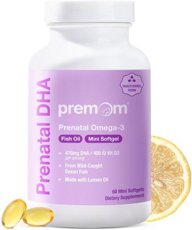 Premom Multivitamin for Women - Prenatal Formula Vitamin Supplements 2 Bottles Prenatal DHA Fish Oil 1 Bottles - Buy Online on GoSupps.com
