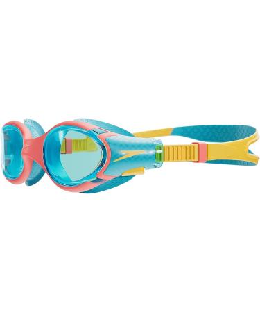 Speedo Unisex Kids Biofuse 2.0 Swimming Goggles - One Size Bolt/Mango/Coral Beach/Blue | Fast International Shipping - Buy Online on GoSupps.com