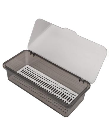 Portable Nail Art Brush Storage Box for Home Nail Salon Professional Makeup Brush Container Nail Art Tool Dust Brush Organizer Box