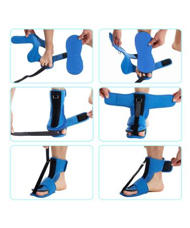 Plantar Fasciitis Night Splint - Adjustable Brace with Arch Support for Relief & Comfort | Orthotic Solution for Achilles Tendonitis & Drop Foot - Buy Online on GoSupps.com