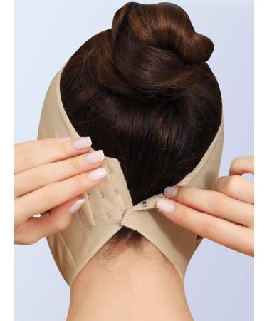 Anna-Kaci Chin Strap Support Band Post Surgical Compression Wrap - Beige Large (1 Pack) - Buy Online on GoSupps.com