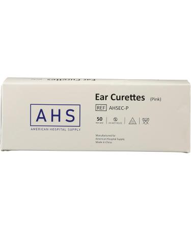 AHS American Hospital Supply Ear Curettes | Ear Wax Removal Tool (Pink - 3 mm - Round Tip) - Buy Online on GoSupps.com