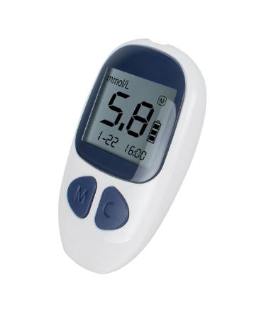 ixaer (Shipping from USA) Diabetes Monitoring Kits 50 Free Test Strips Lancets-Electronic Glucometer Digital Handheld Blood Glucose Monitor Diabetes Test Meter Monitor Kit