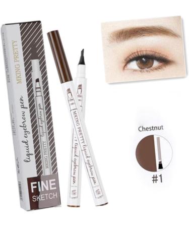 Didiseaon 12 Pcs Waterproof Eyebrow Pen Eyebrow Pen Brow Pencil Liquid Eyebrow Pen Eyebrow Makeup Tool 1 count (Pack of 1) As Shownx3pcs - Buy Online on GoSupps.com