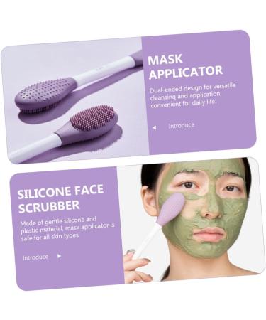 DOITOOL Scrubber Scrub Brush Applicator Clay Applicator Brush Silicon Cleaner Wash Brush Mud Film Brush Tool Double Head - Buy Online on GoSupps.com