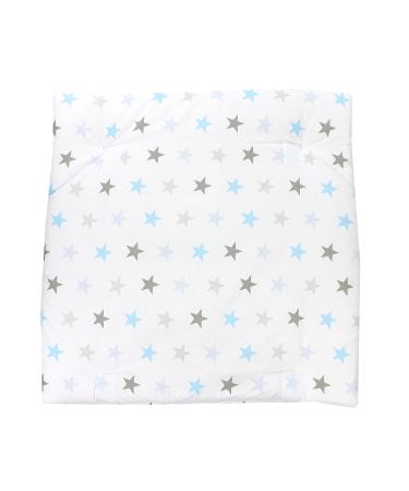 TupTam Baby Changing Mat with 2 Terry Cloth Covers - Stars Blue Gray 70 x 50 cm | International Shipping Available - Buy Online on GoSupps.com