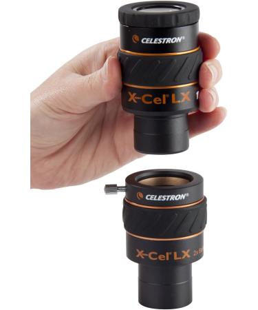 Celestron 93529 X-Cel LX 2x Barlow Lens 1.25-Inch Black for Enhanced Telescope Viewing - Buy Online on GoSupps.com