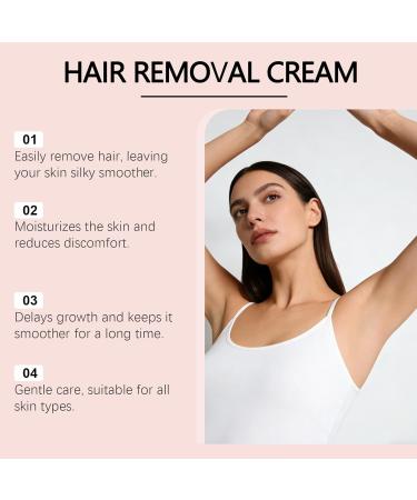  XUSHAOLUN Complete body hair removal cream for women on arms legs and underarms no-shave hair removal cream gentle soothing depilatory creams fast-absorbing depilatory creams - Buy Online on GoSupps.com