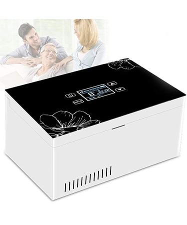 Insulin Cooler Case Portable Drug Reefer Constant Temperature Refrigerator Mini Cold Storage Box 2-8 Degrees Medicine Cooler Reefer Container for Keeping Diabetes Drug Cooler Battery*1