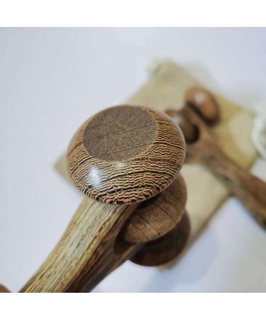 Portable Ergonomic Wooden Hand Massage Roller 7 | Enhance Relaxation & Stress Relief - Shop Now - Buy Online on GoSupps.com