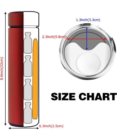 Bogush 60H Insulin Pens Cooler Travel Case - TSA Approved Diabetic Medication Cooler Bag for Epipen - Silver - Buy Online on GoSupps.com