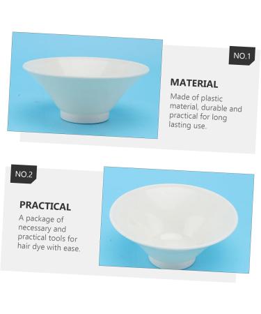 FRCOLOR Set Hair Dye Comb Beard Kits Hair Colorist Tool Kit Hair Mixing Bowl Hair Teasing Comb Hair Color Bowls Highlight Comb Hair Dye Tools Mixing Bowls Combs Hairdressing Tool White - Buy Online on GoSupps.com