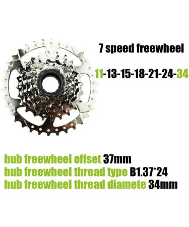 DRIFT MANIAC E-Bike Freewheel 7 Speeds 11-28/11-34T Teeth EPOCH 7S-11-34T - Premium 7 Speed Freewheel for E-Bikes - Buy Online on GoSupps.com