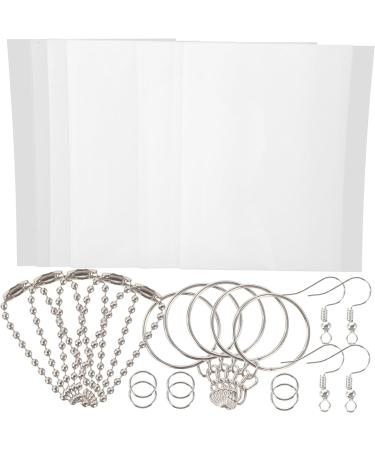 Lurrose Paper 5 Sets Key Fob Consumables Supplies Kits Metal Crafting Keychains Accessories Suite Key Chain Blank - Buy Online on GoSupps.com