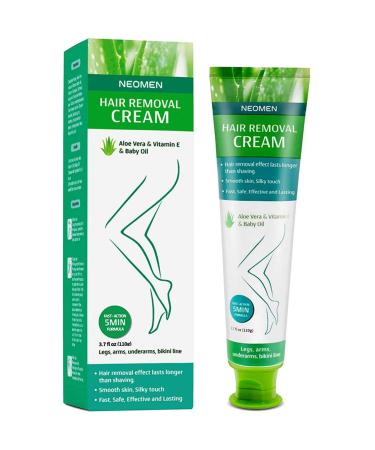 Neomen Hair Removal Cream - Premium Depilatory Cream - Skin Friendly Painless Flawless Hair Remover Cream For Women and Men - Buy Online on GoSupps.com