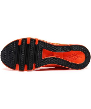 SKDOIUL Men's Orange Mesh Breathable Sport Running Shoes - Size 11 A069 | Fashion Sneakers for Trail Running - Buy Online on GoSupps.com