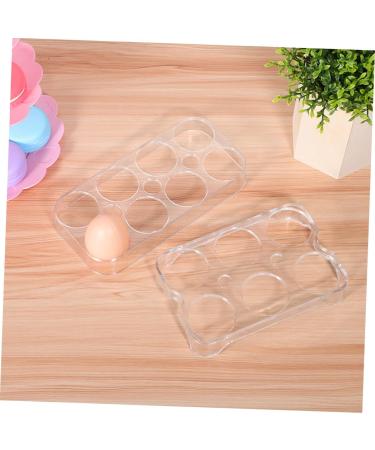 RORPOIR 2pcs Fridge Eggs Egg Holder Refrigerator Kitchen Egg Holder Egg Racks Egg Tray Storage Box No Cover - Buy Online on GoSupps.com