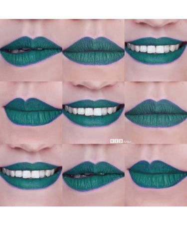 GL-Turelifes Halloween Matte Liquid Lipstick - Long Lasting Non-Stick Green Lip Gloss for Masquerade & Cosplay Makeup - Buy Online on GoSupps.com