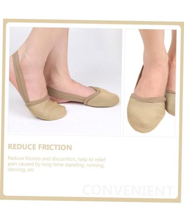 NOLITOY Half Palm Toe Sleeve Socks | Forefoot High Heel Toe Protectors & Cushions | Invisible Dance Foot Pads - Comfort & Support for All-Day Wear - Buy Online on GoSupps.com
