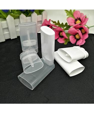 10 PCS White Oval Deodorant Containers 15ml - DIY Lip Balm Tubes for Deodorants & Lotions - Buy Online on GoSupps.com