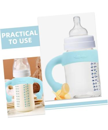Vaguelly 6 Pcs Bottle Handle Handle Silicone Bottle Grip Bottle Grip Bottle Accessories Bottle Grip Bottle Grip Wide Mouth Silica Gel Milk Newborn 14.00X5.00X5.00CMx3pcs Sky-bluex3pcs - Buy Online on GoSupps.com