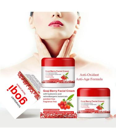 YUYTE Goji Berry Face Cream Goji Berries Anti-Aging Antioxidant Face Moisturizer Revitalizing Anti Wrinkle Cream The Best Anti Aging Cream to Reduce Wrinkles & Age Spots - Buy Online on GoSupps.com