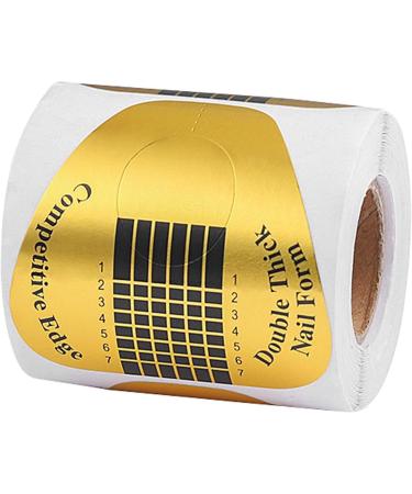 Nail Forms | Horseshoe Shaped Gel Nail Forms with Numbers Marked - Nail Extension Tips for Nail Art Tips Nail Tape for Professional Use Bukisa Horseshoe paper holders 100 pieces - Buy Online on GoSupps.com