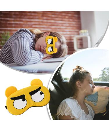 Cartoon Sleep Mask | Breathable Cute Eye Mask for Travel, Nap, and Night Sleep - Buy Online on GoSupps.com