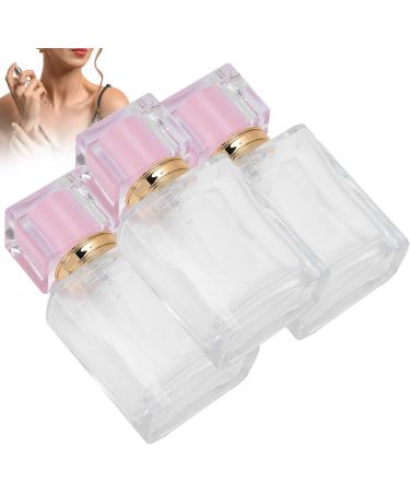 Verdant Touch Perfume Refillable Bottle Glass Perfume Bottle 50ml Refillable Spray Atomizer Container Transparent Pink Liquid Empty - Buy Online on GoSupps.com