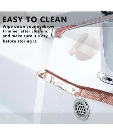 Aifkugy Eyebrow Razor for Women - 10 Blades Eyebrow Trimmers & Facial Razors - Rose Gold - International Shipping Available - Buy Online on GoSupps.com