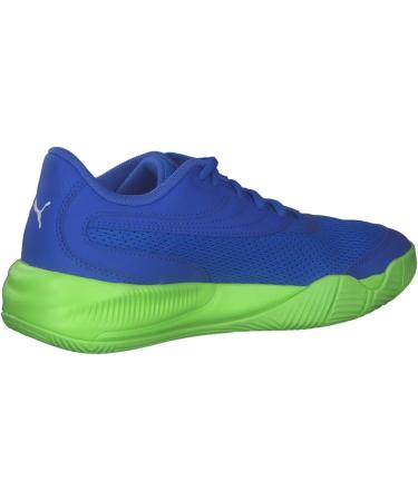 PUMA Unisex Kids Triple Jr Basketball Shoe - 37 EU - Bluemazing Green Glare | International Shipping Available - Buy Online on GoSupps.com