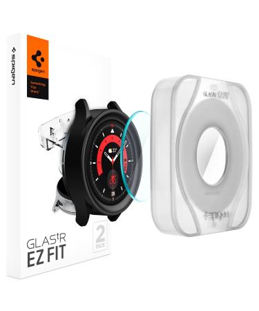 Spigen Tempered Glass Screen Protector GlasTR EZ FIT designed for Galaxy Watch 5 Pro - 2 Pack
