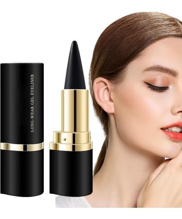Gel Liner Dark waterproof eye makeup smearresistant makeup stick for evening wedding outdoor party work daily use home event travel black - Buy Online on GoSupps.com