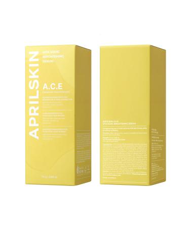 APRILSKIN A.C.E Serum|Vita Kojic Serum for Brightening & Glow|3-Second Brightening|Kojic Acid & Vitamin C for Uneven Skin Tone|Korean Skin Care|3.88 oz. - Buy Online on GoSupps.com