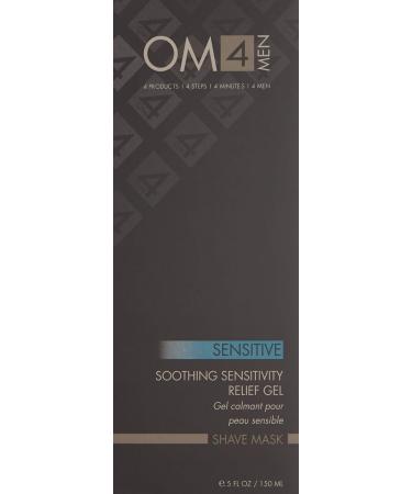 OM4 Sensitive Shave Mask | Soothing Gel & Cream for Skin Hydration & Protection - Ideal for Sensitive Skin - Buy Online on GoSupps.com