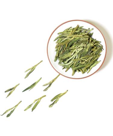 GOARTEA Th Vert - 100g (3.5 Oz) Premium Anji Bai Cha Long Jing White Dragon Well Loose Spring Leaf Chinese GREEN TEA VERT - Buy Online on GoSupps.com