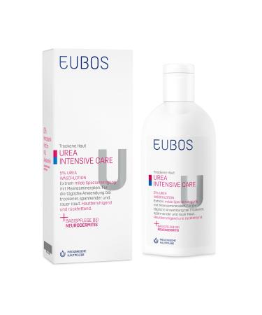 Eubos |5% Urea Waschlotion |200ml |For dry skin |Skin tackling dermatologically confirmed |Improvement hydration ability of the skin |Special care cream 200 ml (1-pack) 5 % Urea Waschlotion - Buy Online on GoSupps.com