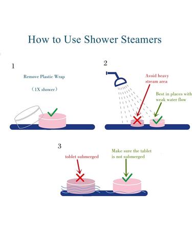 MayBud Shower Steamers Aromatherapy 6 Piece Gift Set - Natural Botanical Fragrance Shower Steam Tablets for Relaxation and Skin Moisturizing - 1 Ounce (Pack of 6) - Buy Online on GoSupps.com