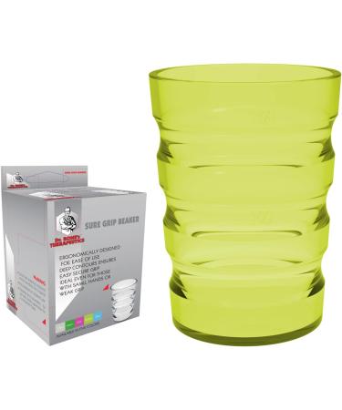 Dr. Bone's Therapeutics 200ml Clear Non-Spill Portable Travel Mug - Yellow - Ideal Drinking Cup for Children, Elderly, and Disabled Adults - Buy Online on GoSupps.com