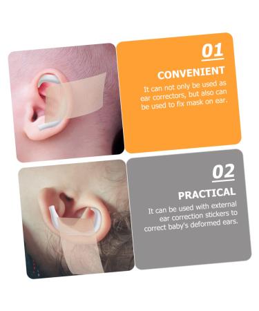 KOMBIUDA Auricle Corrector Invisible Tape - 5 Pairs | Silicone Patch for Ear Mold Support | Valgus Protruding Ear Correction Bracket - Buy Online on GoSupps.com