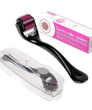 540-Titanium Derma Roller Micro Needles Min-Oxidil Women Hair Growth Derma Stamp Beard and Face Roller Micro Needling Pen for Anti Scarring -Aiging Skin Care and Acne Treatment (Derma-Roll-0.5mm)