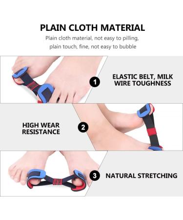 Healifty Clip Board - 16pcs Bunion Correctors for Men, Blue Strap Belts Foot Tool for Toe Valgus Realignment - Buy Online on GoSupps.com