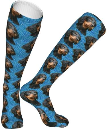 Gordon Setter Puppy Compression Socks for Men & Women | 15-20 mmHg Circulation Support for Running & Cycling - Buy Online on GoSupps.com