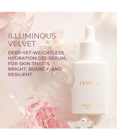 Illuminous Velvet Hydrating Face Moisturizer - Lightweight Gel Serum for Daily Deep Hydration | Korean Skin Care | International Shipping Available - Buy Online on GoSupps.com