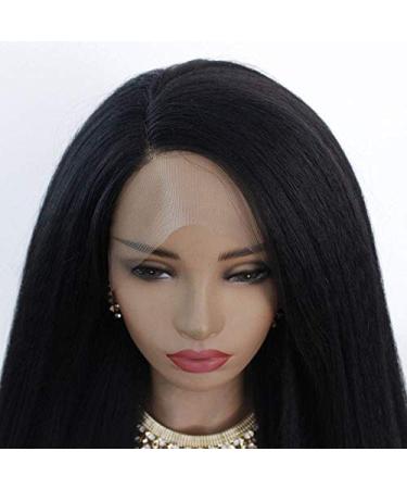 Buy Bghjue 16x4 Long Black Brown Ombre Synthetic Lace Frontal Wig - 22in Cosplay Hair for Women - Buy Online on GoSupps.com