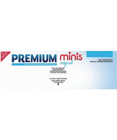 Premium Original Mini Saltine Crackers - 6-Pack, 11 oz Boxes - Buy Online on GoSupps.com
